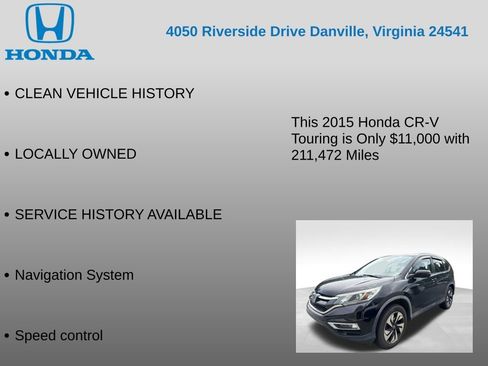 Used 2015 Honda CR-V Touring image 7