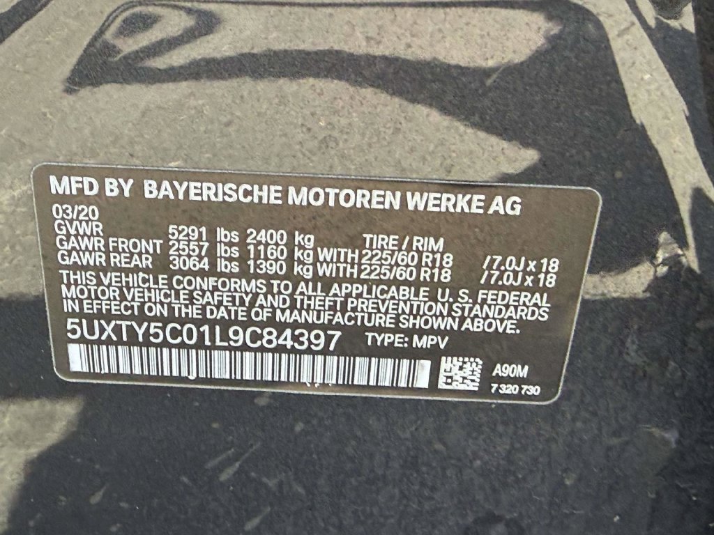 Used 2020 BMW X3 xDrive30i w/ Convenience Package AWD/4WD image 24