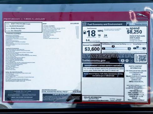 New 2024 Jaguar F-TYPE R image 27