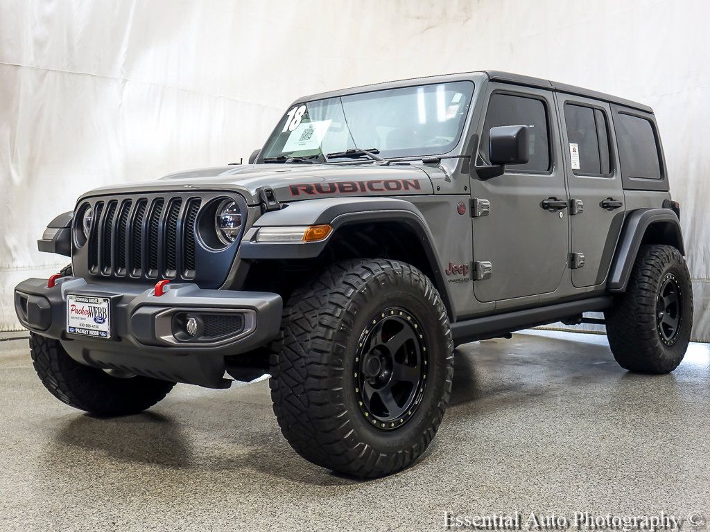 Used 2018 Jeep Wrangler Unlimited Rubicon AWD/4WD image 2