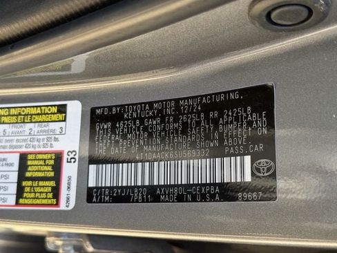 Used 2025 Toyota Camry XSE w/ Premium Plus Package FWD image 38
