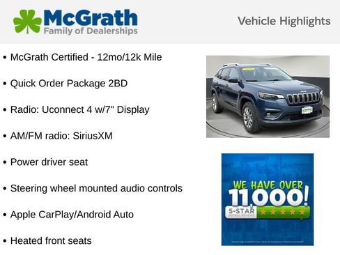 Used 2021 Jeep Cherokee Latitude Plus AWD/4WD image 5