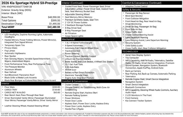 Certified 2026 Kia Sportage SX Prestige AWD/4WD image 4
