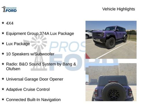 Used 2023 Ford Bronco Raptor AWD/4WD image 5