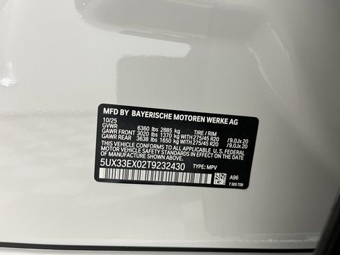 New 2026 BMW X6 xDrive40i w/ Executive Package image 26