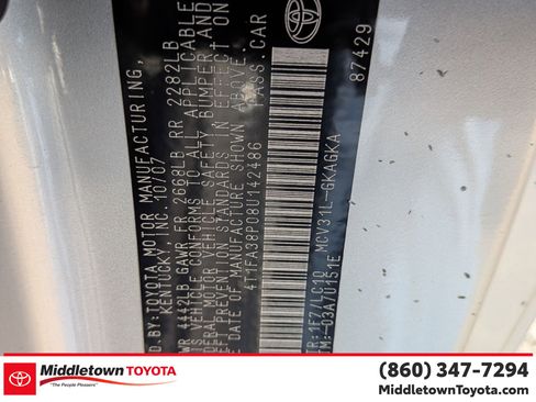 Used 2008 Toyota Solara SLE image 35