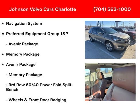 Used 2018 Buick Enclave Avenir w/ Avenir Technology Package image 3