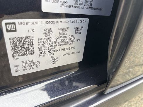 Used 2023 Chevrolet Silverado 1500 Custom Trail Boss image 69