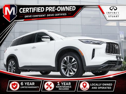 Certified 2023 INFINITI QX60 Luxe w/ Performance Audio Package AWD/4WD image 1