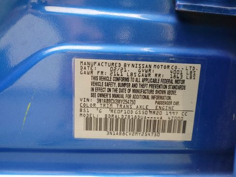 Used 2021 Nissan Sentra SV FWD image 33