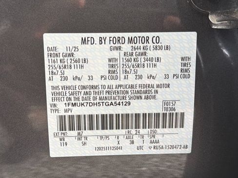 Used 2026 Ford Explorer Active w/ Active Comfort Package RWD image 41