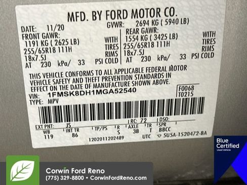 Used 2021 Ford Explorer XLT AWD/4WD image 36