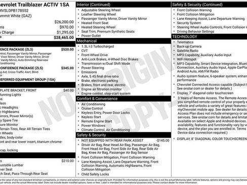 Used 2023 Chevrolet TrailBlazer ACTIV w/ Convenience Package FWD image 7