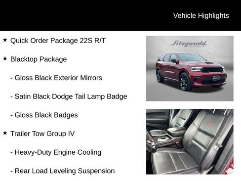 Used 2022 Dodge Durango R/T w/ Blacktop Package AWD/4WD image 9