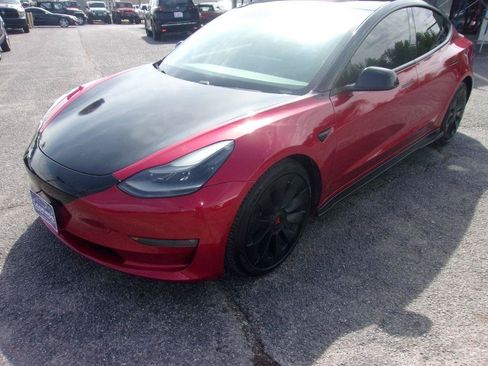 Used 2021 Tesla Model 3 Long Range AWD/4WD image 1