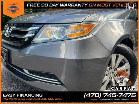 Used 2014 Honda Odyssey EX-L image 2