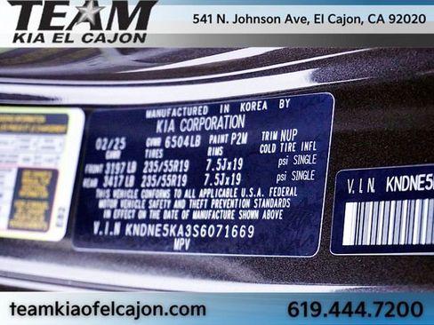 Certified 2025 Kia Carnival SX Prestige FWD image 38