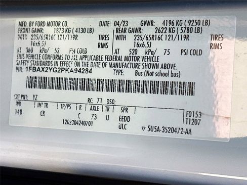 Used 2023 Ford Transit 350 XLT image 32