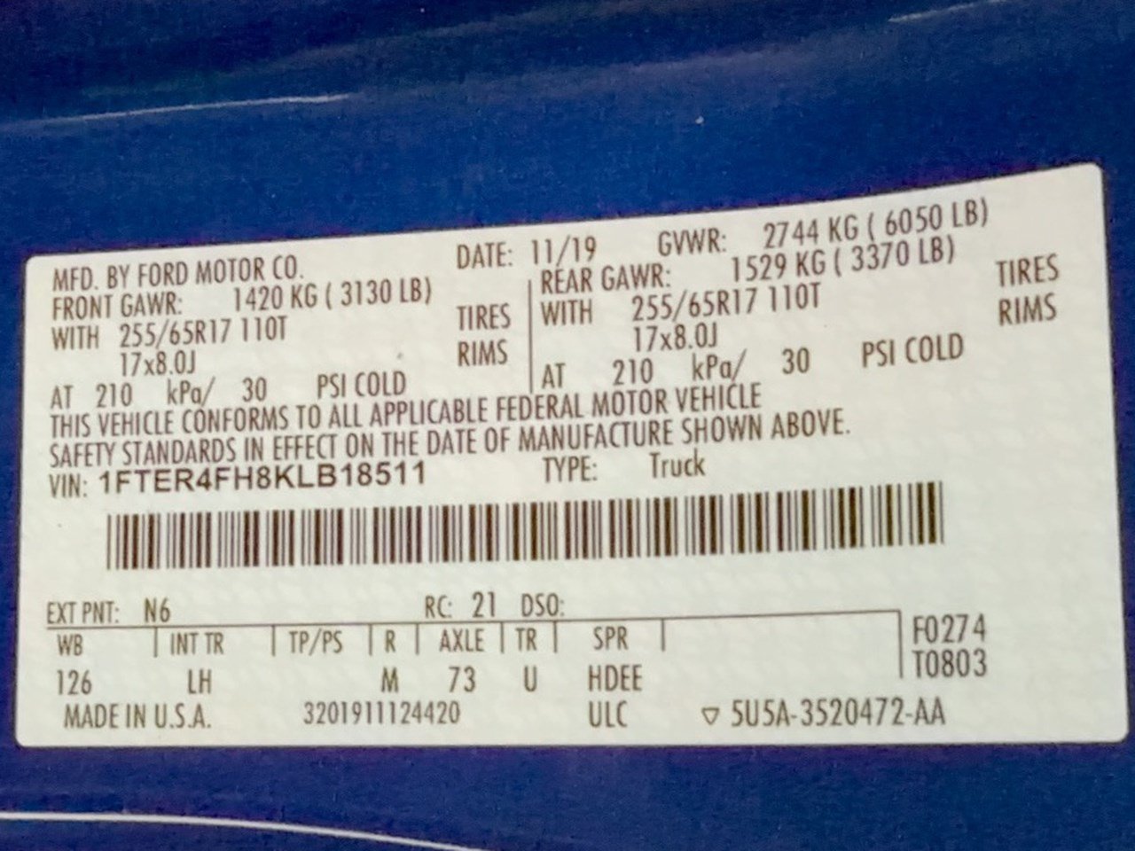 Used 2019 Ford Ranger XLT w/ Equipment Group 301A Mid AWD/4WD image 32