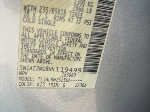 Used 2017 Nissan Murano SL image 12