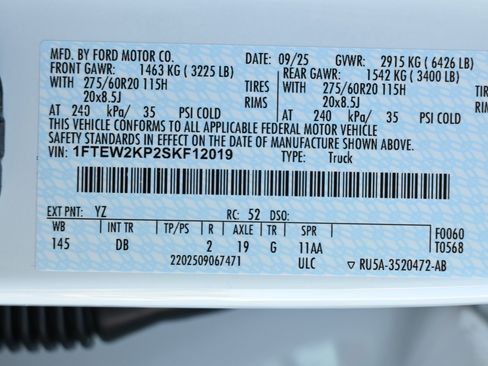 New 2025 Ford F150 STX w/ Equipment Group 200A image 13