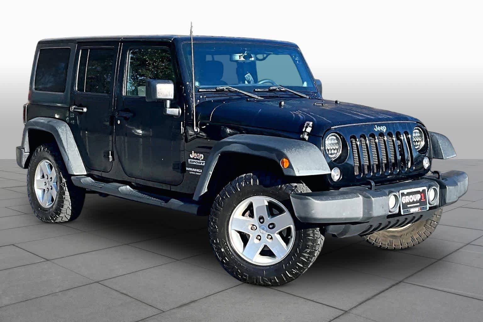 Used 2014 Jeep Wrangler Unlimited Sport w/ Quick Order Package 24S AWD/4WD image 2