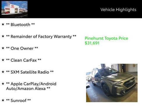 Used 2025 Subaru Outback Onyx Edition image 7