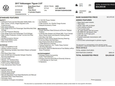 Used 2017 Volkswagen Tiguan Limited w/ Premium Package image 31