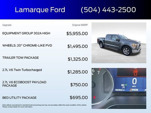 Used 2022 Ford F150 XLT w/ Equipment Group 302A High image 2