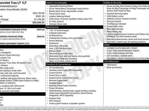 Used 2022 Chevrolet Trax LT w/ Driver Confidence Package AWD/4WD image 12