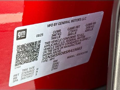 New 2025 Chevrolet Tahoe Premier image 35