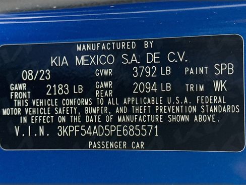 Used 2023 Kia Forte GT-Line w/ GT-Line Technology Package image 40