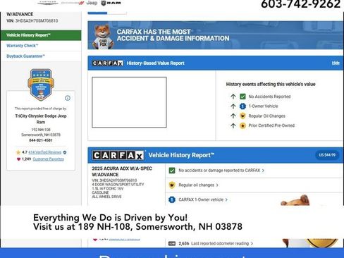 Used 2025 Acura ADX A-Spec image 12