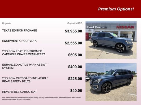Used 2020 Ford Expedition Limited w/ Texas Edition Package RWD image 9