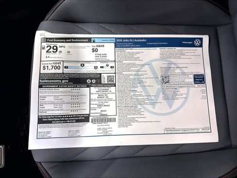 New 2026 Volkswagen Jetta GLI Autobahn FWD image 14