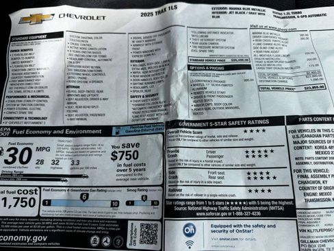 Used 2025 Chevrolet Trax LS w/ LS Convenience Package image 50