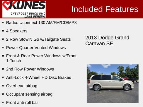 Used 2013 Dodge Grand Caravan SE FWD image 2