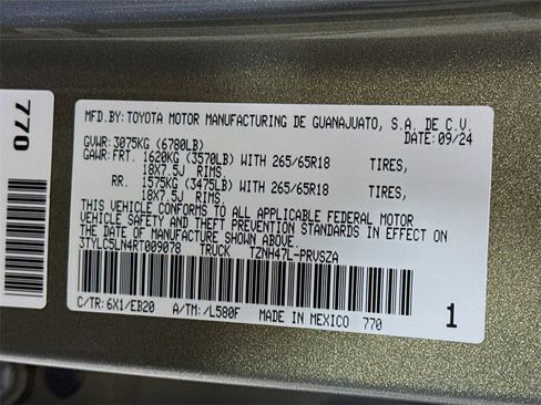 Certified 2024 Toyota Tacoma Limited image 38