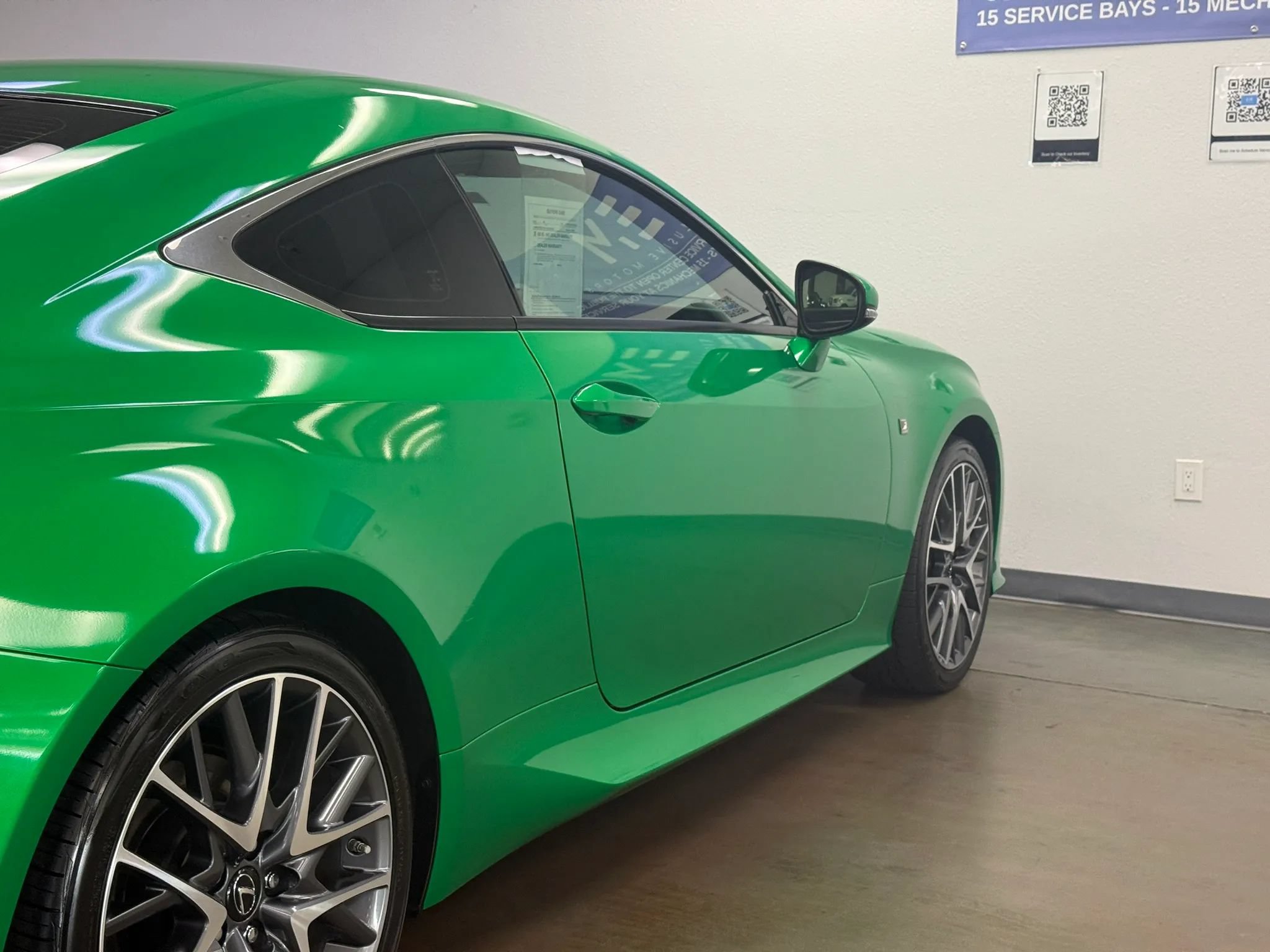Used 2015 Lexus RC 350 w/ F Sport w/Summer Tires RWD image 8