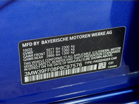 Used 2023 BMW 330e w/ M Sport Package RWD image 33