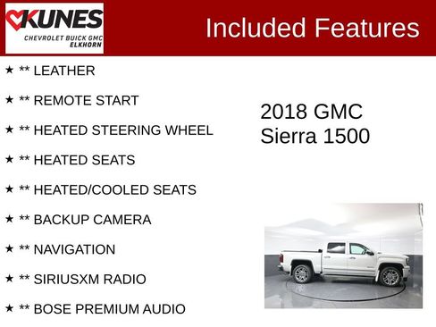 Used 2018 GMC Sierra 1500 Denali w/ Denali Ultimate Package AWD/4WD image 2