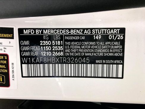 New 2026 Mercedes-Benz C 43 AMG 4MATIC Sedan image 18