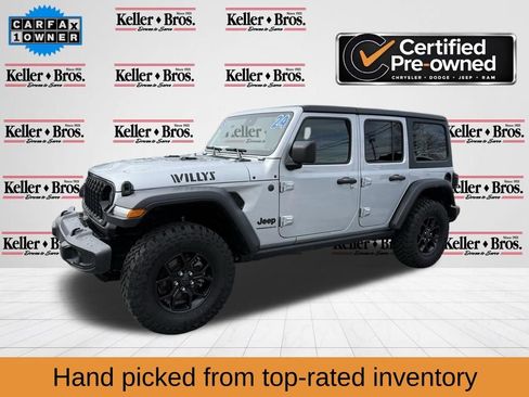 Certified 2024 Jeep Wrangler Unlimited Sport AWD/4WD image 3