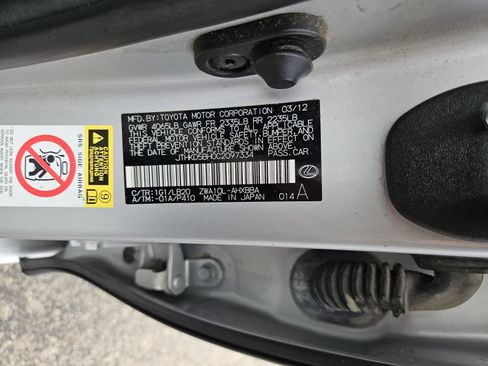 Used 2012 Lexus CT 200h Premium w/ Premium Audio Pkg FWD image 31