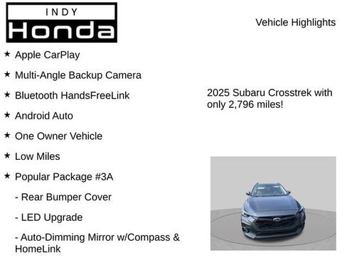 Used 2025 Subaru Crosstrek 2.5i Limited w/ Popular Package #3A AWD/4WD image 7