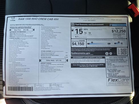 New 2026 RAM 1500 RHO AWD/4WD image 34