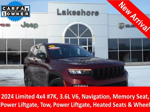 Certified 2024 Jeep Grand Cherokee Limited w/ Black Appearance Package image 1