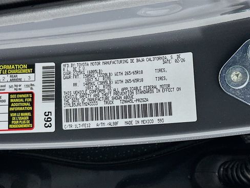 New 2026 Toyota Tacoma TRD Sport AWD/4WD image 31