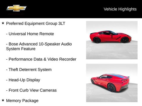 Used 2017 Chevrolet Corvette Stingray Coupe w/ 3LT Preferred Equipment Group image 15