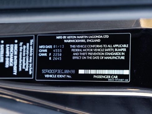 Used 2014 Aston Martin Vanquish Coupe image 55